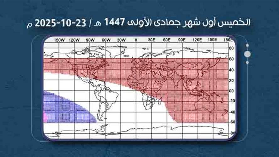 الخميس أوّل شهر جمادى الأولى 1447هـ