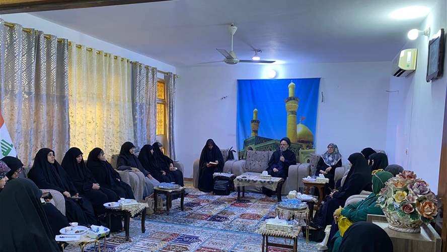 العلامة فضل الله حاضر بدعوة من مؤسسة المرأة العراقية