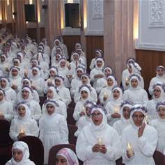  حفل تكليف لأربعمائة فتاة في مجمع الامامين الحسنين(ع)