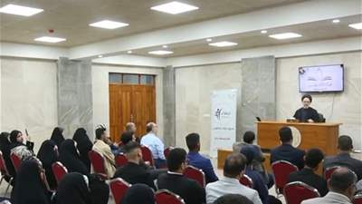 العلامة فضل الله رعى نشاطات في النجف الاشرف